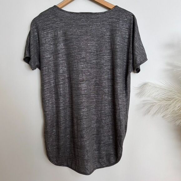 Banana Republic Silver/Gray Flowy T-Shirt - Picture 4 of 5